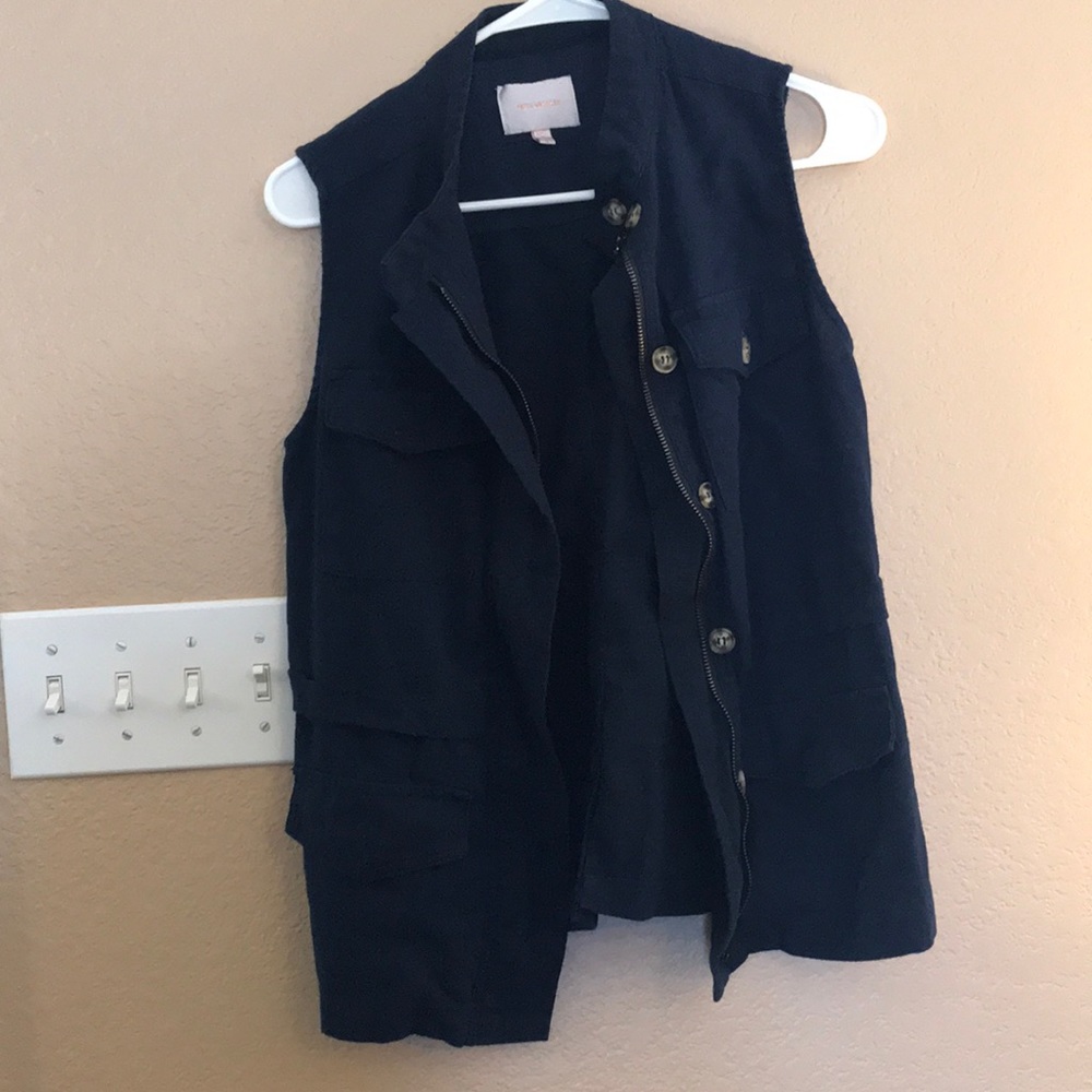 Navy vest